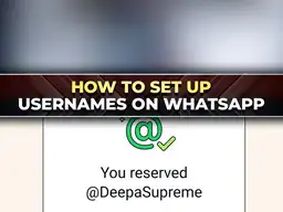 How to set up your username on WhatsApp? | TechPulse