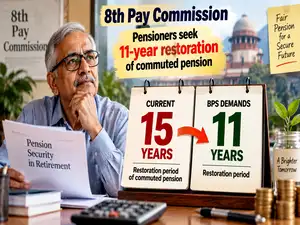 Image for 8th Pay Commission: Pensioners seek 11-year restoration period of commuted pension, cite HC judgment