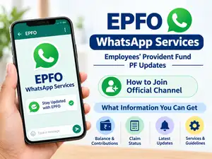 Image for EPFO launches WhatsApp channel for PF updates: How to join official channel and what information you can get