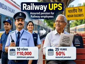 Image for UPS for Railway employees: Assured pension, VRS and one-time switch to NPS explained