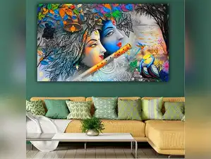 Image for Best Radha Krishna paintings: Capturing divine love in art
