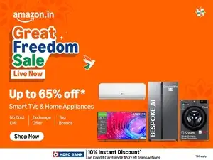 Image for Amazon Great Freedom Sale 2026 - Best Refrigerator Deals from Top Brands With Up to 55% Off
