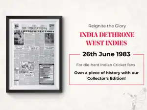 Image for India's Triumph of 1983: A Historic Cricket World Cup Win That Transformed a Nation