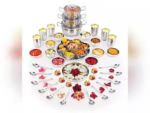 Image for A Timeless Classic: Discover the Finest Neelam Steel Dinner Sets for Your Home