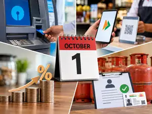 Image for 5 rule changes from October 1: SBI ATM charges, MDR on UPI, bulk FD rates, KYC for LPG subsidy and more