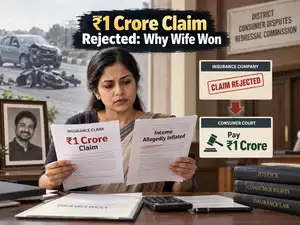 Image for ₹1 crore accidental death claim rejected over alleged income inflation; here’s why wife won against insurer