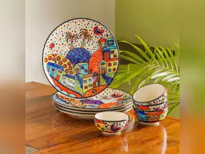 Image for Ceramic Dinner Set - Treat yourself to an unbeatable dining experience with ceramic plates