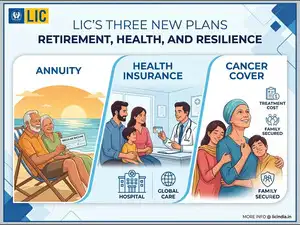 Image for LIC to launch three new insurance plans on October 19, 2026: Annuity, health insurance and cancer cover to go on offer