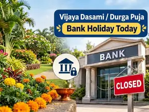 Image for Vijaya Dasami/Durga Puja bank holiday today: Are banks open or closed in your state today (October 21, 2026)? Check RBI list