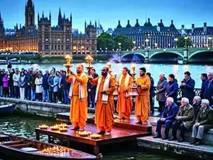 Image for Ganga Aarti on the Thames: India’s river ritual can transcend borders