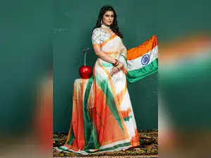 Image for Best Independence Day sarees for women to celebrate freedom in style