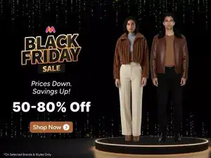 Image for Myntra Black Friday Sale 2025: Top Men and Women’s Workwear Picks at 40-70% Off!
