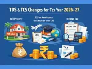 Image for Six big TDS & TCS changes for Tax Year 2026-27: From TDS on NRI property to TCS on overseas remittance for education, know all that has changed