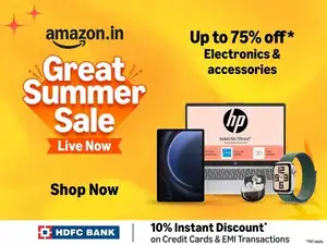 Image for Amazon Great Summer Sale 2025: Score Big with Up to 75% off on Smartwatches