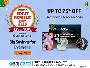 Image for Amazon Great Republic Day Sale 2025: Whopping Discounts on Smart watches from Noise, Fire Boltt, and Fastrack