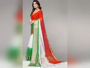 Image for Best Independence Day sarees for women to celebrate with patriotic elegance