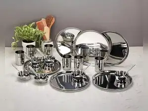 Image for Best Steel Dinner Sets in India: Serve with Style and Lasting Durability (2024)