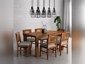 Image for 11 Premium Dining Tables to transform your dining room starting at just Rs.7,999