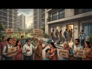 Image for Can you earn rental income by letting out your flat on Airbnb for homestay? What homeowners need to know as similar case sparks protests in a Ghaziabad housing society