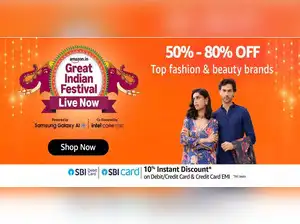 Image for Amazon Great Indian Festival 2025: Get 50–80% Off on Men’s, Women’s and Kids’ Fashion