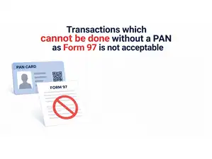Image for No PAN, no purchase allowed - not even with Form 97; PAN is now mandatory for these high value transactions under new tax rules