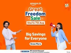 Image for Amazon Great Freedom Sale 2026: Save Up to 80% on Electronics from Apple, Samsung, HP, Dell, Lenovo, ASUS, OnePlus, LG, boAt and More