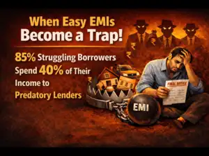 When easy EMIs become a trap: 85% of struggling borrowers spend over 40 ...
