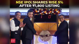 Image for NSE IPO: India's biggest exchange lists at ₹1,800 per share; gains 5% after flat debut