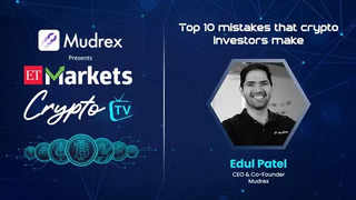 ET Markets Crypto TV: Key lessons on crypto investments | Edul Patel, CEO & Co-Founder, Mudrex