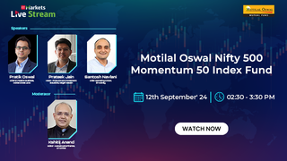 ​Upcoming LIVE Stream: Motilal Oswal Nifty 500 Momentum 50 Index Fund