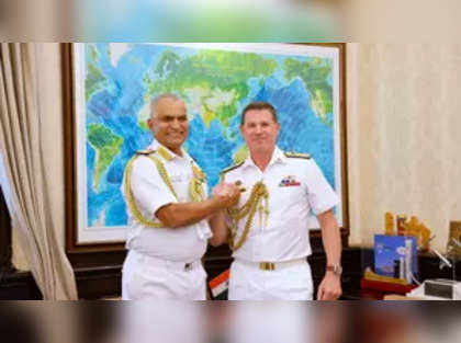 Royal Australian Navy Chief Mark Hammond visits India to enhance maritime ties
