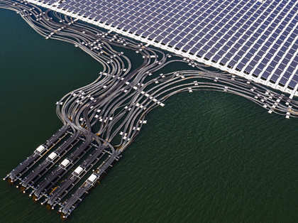 Floating an idea: If land is a hurdle for solar-power projects, how about putting them on water?