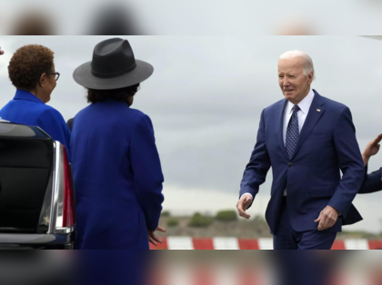 Joe Biden stumbles on stairs while boarding plane, comes under criticism for his age