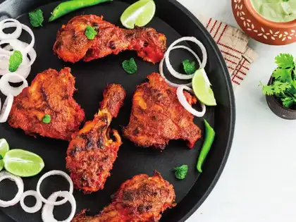 Tandoori chicken India: Tandoori chicken and peace! A flavoursome