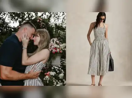 Taylor Swift's stunning engagement dress: Polo Ralph Lauren's midi, now a  must-have is selling out - The Economic Times