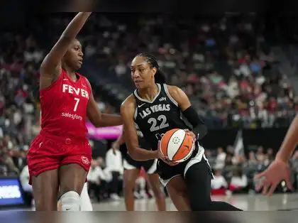 Fever vs Aces: A’ja Wilson stars in Las Vegas Aces' win over Indiana Fever in WNBA