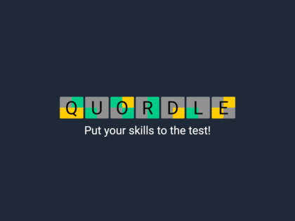 Quordle #602: Clues, solutions to the four-fold puzzle for September 18