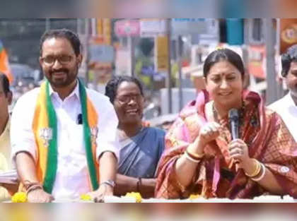 Rahul Gandhi ashamed of IUML support, hence its flags absent in roadshow: Union Minister Smriti Irani