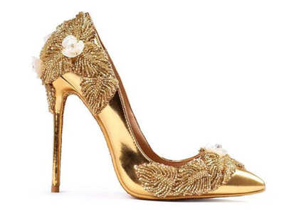 Pakistani Indian Bridal High Heels Shoes Stock Photo 1173402031 |  Shutterstock
