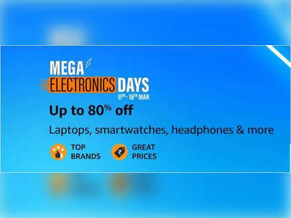 Amazon Mega Electronics Days 2024: Enjoy Discounts of Up to 80% on Laptops, Smartwatches, Headphones, and More