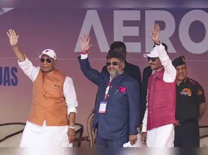 Rajnath Singh inaugurates India, iDEX, Karnataka Pavilions at Aero India 2025 in Bengaluru