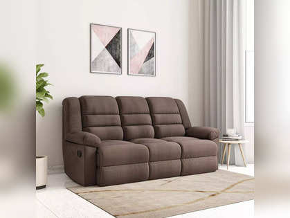 3 Seater Reclining Sofa 7 Best Sofas For Living Room The Economic Times