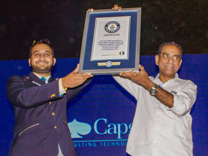 How Capgemini in India celebrated their 50th anniversary with a Guinness record