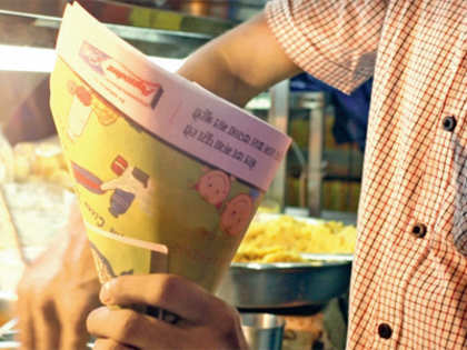 HUL gets Mumbai vendors to wrap bhelpuri in leaflets featuring Pepsodent ad