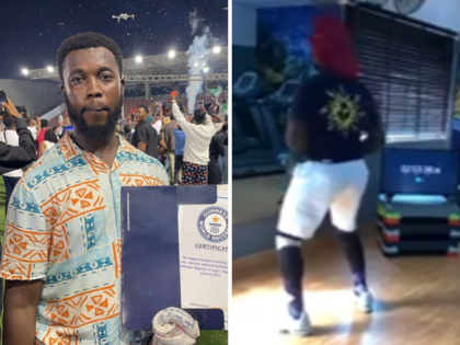 Man twerks for over 3 hours for mental health awareness, wins Guinness record. Watch video