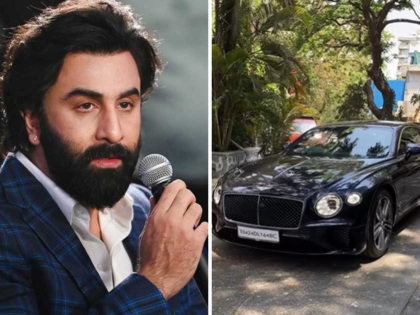 Ranbir Kapoor revs up in style with brand new Bentley Continental GT worth Rs 8 cr: Watch