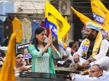 Kejriwal is a 'sher,' nobody can break him, says Sunita Kejriwal at maiden Delhi roadshow