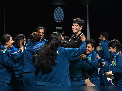 Indian women beat Thailand 3-2 in final, clinch historic gold in Badminton  Asia Team Championships - The Economic Times