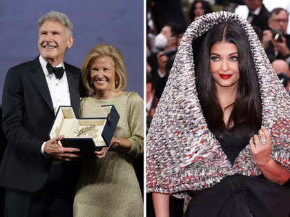 Cannes Day 3: Aishwarya Rai Bachchan turns bling queen; 'Indiana Jones' star Harrison Ford receives Palme d'Or
