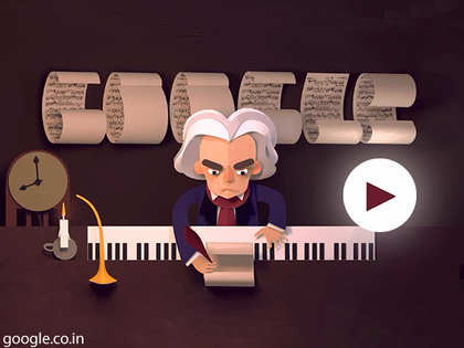 It's Beethoven 245th birth anniversary & here's how Google doodle is 'celebrating' it